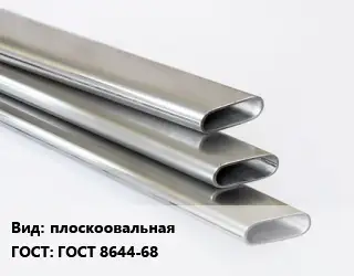 Труба плоскоовальная плоскоовальная ГОСТ: ГОСТ 8644-68